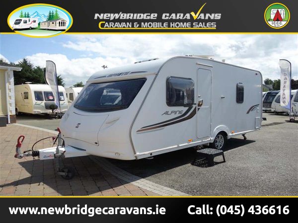 Swift sprite alpine   4 berth with fixed end bedroom 