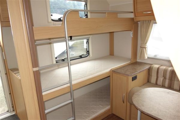 Elddis   Explore 506 triple bunkbeds   Year 2012  Berth 6 perfect family layout caravan  - Image 6