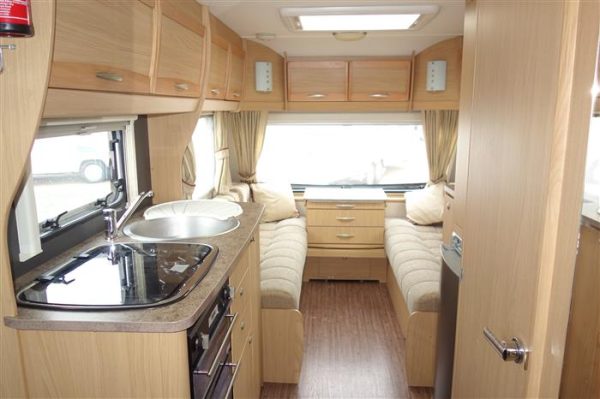 Elddis   Explore 506 triple bunkbeds   Year 2012  Berth 6 perfect family layout caravan  - Image 9